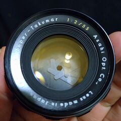 希少な黄文字　 55mm F2  Super-Takumar 5...