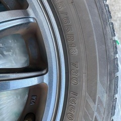 155/65R13ホイール付きスタッドレス YOKOHAMAタイヤの画像