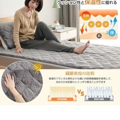 お問い合わせ中⭐️蓄熱わた入りフランネル敷きパッド リチャード ...