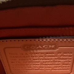 COACHショルダーバッグの画像
