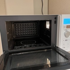 【引越し特価】オーブンレンジ フラット 18L ヘルツフリー 自動メニュー  YRP-F181TV 山善 YAMAZENの画像