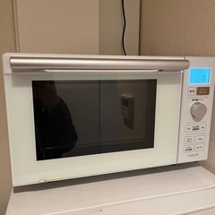 【引越し特価】オーブンレンジ フラット 18L ヘルツフリー 自動メニュー  YRP-F181TV 山善 YAMAZENの画像