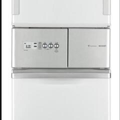 左右どちらも開きシャープ5ドア冷蔵庫365L