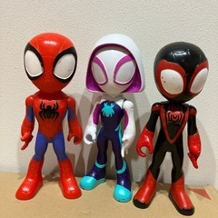 受付終了⭐️スパイダーマン スパイディと愉快な仲間たち フィギュ...