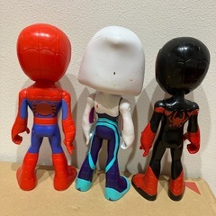 受付終了⭐️スパイダーマン スパイディと愉快な仲間たち フィギュア 置物の画像