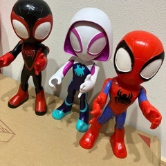 受付終了⭐️スパイダーマン スパイディと愉快な仲間たち フィギュア 置物の画像