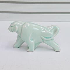 【中古品】【長期保管品】 陶器製　トラ　干支