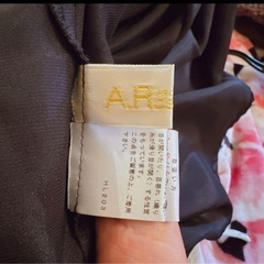 A.R リボンフリル ワンピース ドレスの画像