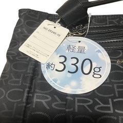 新品タグ付き crocodile 2WAYショルダーバッグ ブラックの画像