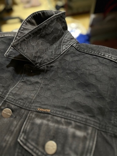 新作 coach 人気 ソリッド デニム ジャケット