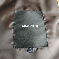 ABAHOUSE ダウンジャケット ワインレッド サイズ3の画像