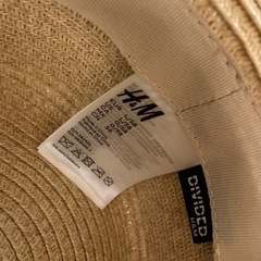 麦わら帽子　H&M　　の画像