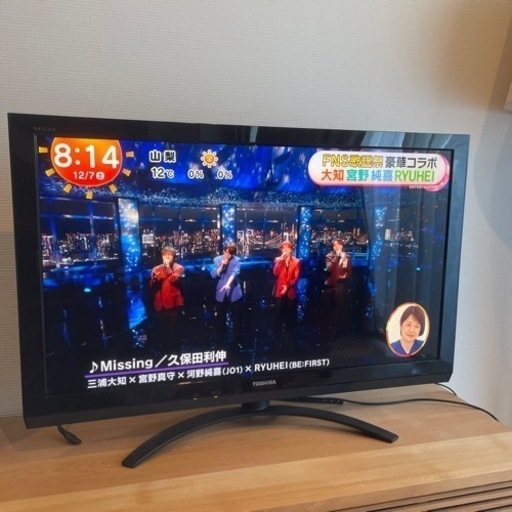 テレビ　TOSHIBA REGZA  37V