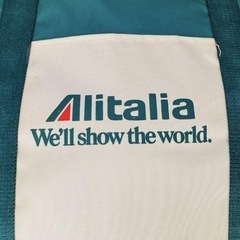 コロ付きバック　アリタリア航空の画像