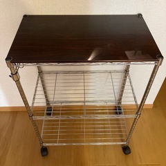 スチールラック　フック付き