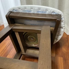 貞刈椅子製作所　回転ハイチェア2脚セットの画像