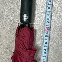 折りたたみ　傘三つ折り　ボルドーの画像