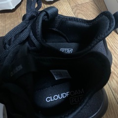adidas Cloudfoam Pure 2.0 W ブラック 24.0cmの画像