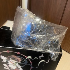 雷神　RAIJIN ヘルメット Mサイズ ダークスモークシールド付きの画像