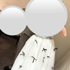 リボンチュールスカートの画像