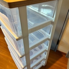 アイリスオーヤマ　プラスチックタンス　5段の画像