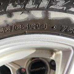2019年製 ブリジストン冬タイヤ 155/65R14の画像