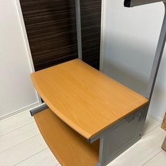 パソコン台　棚　キャビネットの画像