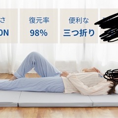 三つ折りマットレスの画像