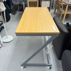 【美品‼️】ヒメプラ コンセント付きパソコンデスク システムデスク デスク 机 TDZ-1100NHの画像