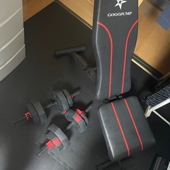 ダンベルベンチ＆ダンベルセット