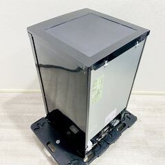 2022年製/IRIS OHYAMA/アイリスオーヤマ/IUSD-6B-B/前開き式/ノンフロン冷凍庫/60L/ブラック/右開き/E1DY1402の画像