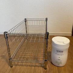 洗面所 台所 棚下収納ラックの画像