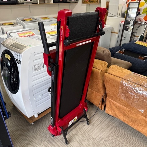 【超美品‼️】定価39,800円♪ アルインコ ランニングマシン AFR2221 ルームランナー ウォーキング ジョギング レッド 一