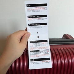 キャリーケース機内持ち込み可　の画像