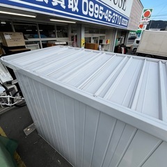 434 イナバ物置 3枚扉 グレーの画像