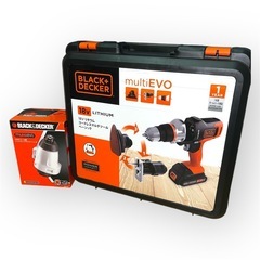 【新品未使用品】BLACK+DECKER 3 in 1 multiEVO 18V