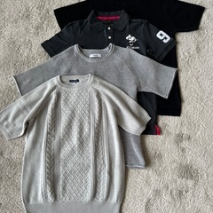 新品有り　メンズ洋服　Lサイズセット/男の子170センチサイズ アーバンリサーチ REQUEST キスマーク タケオキクチ ポロラルフローレン Tシャツ ニット カットソー ポロシャツの画像