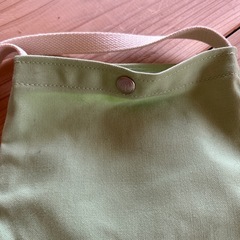 ショルダーバッグ　信三郎帆布　綺麗な薄い緑の画像
