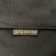 新品未使用 mont-bellポロシャツLの画像