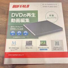 【美品】BUFFALO ポータブルDVDドライブ DVSM-PL...