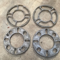 2,000円→50%オフ ４枚セット ホイールスペーサー 5ミリ 2枚 8ミリ 2枚 カスタム ドレスアップ ドリフト ホイールの画像