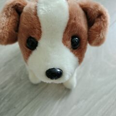 鳴いてしっぽを振るイヌのおもちゃの画像
