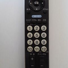 SONY　テレビ用　リモコン RM-JD017