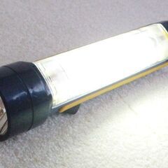 富士通 乾電池式 ハンディ 4W 蛍光灯 ライト コードレス ランタン 懐中電灯 FUJITSU LN343 災害用 震災用 停電 昭和 レトロ アンティークの画像