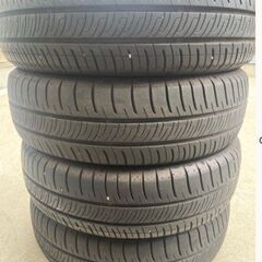 早いもの勝ち　引き取り限定 ダンロップ エナセーブ　DUNLOP ENASAVE RV505 155/65R14 22年製　4本 中古タイヤ　バリ山　8分山の画像
