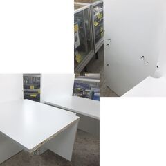 6連デスク 幅432cm 個別ブース 自習ブース 多目的 連結 学習塾 PCブースデスク 6人用☆ 札幌市 北区 屯田 の画像