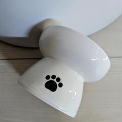 美品 猫用品セット 猫トイレ 高台食器 子猫向きの画像