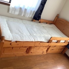 ベッド　敷布団　ニトリマットレスの画像