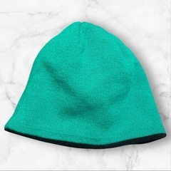 オラージュ❤ニット帽 2色セット　緑、黒　帽子　ウィンタースポーツの画像