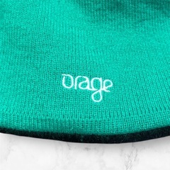 オラージュ❤ニット帽 2色セット　緑、黒　帽子　ウィンタースポーツの画像